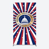 Aperturee - Aperturee Stripe White House Inauguration Day Rectangle Backdrop